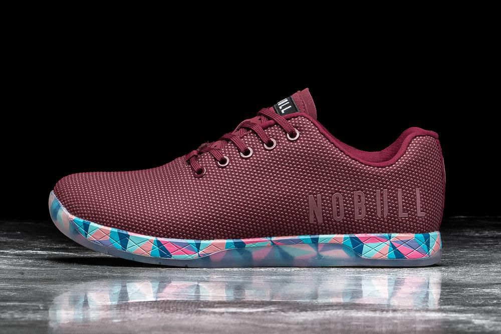 Trainers NOBULL Homme Bordeaux - Chaussures NOBULL Cabernet Prism Superfabric,France (0541-NDAWI)